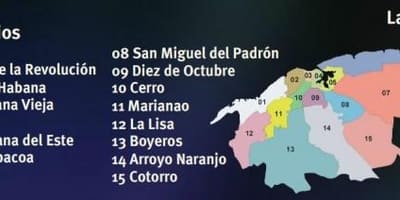 Карта на regla Куба